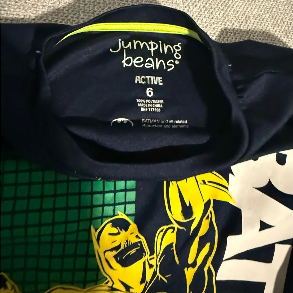 Batman Kids Swim Rashguard - Gray and Yellow
